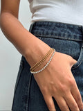 Prism Link Layered Bracelet