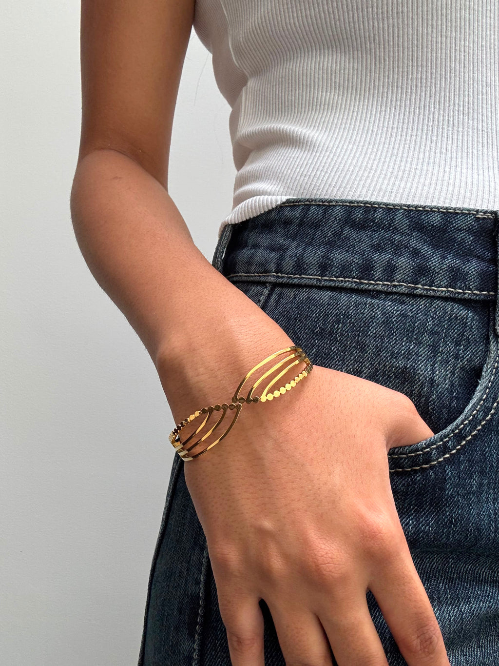 Luna Layered Cuff Bracelet