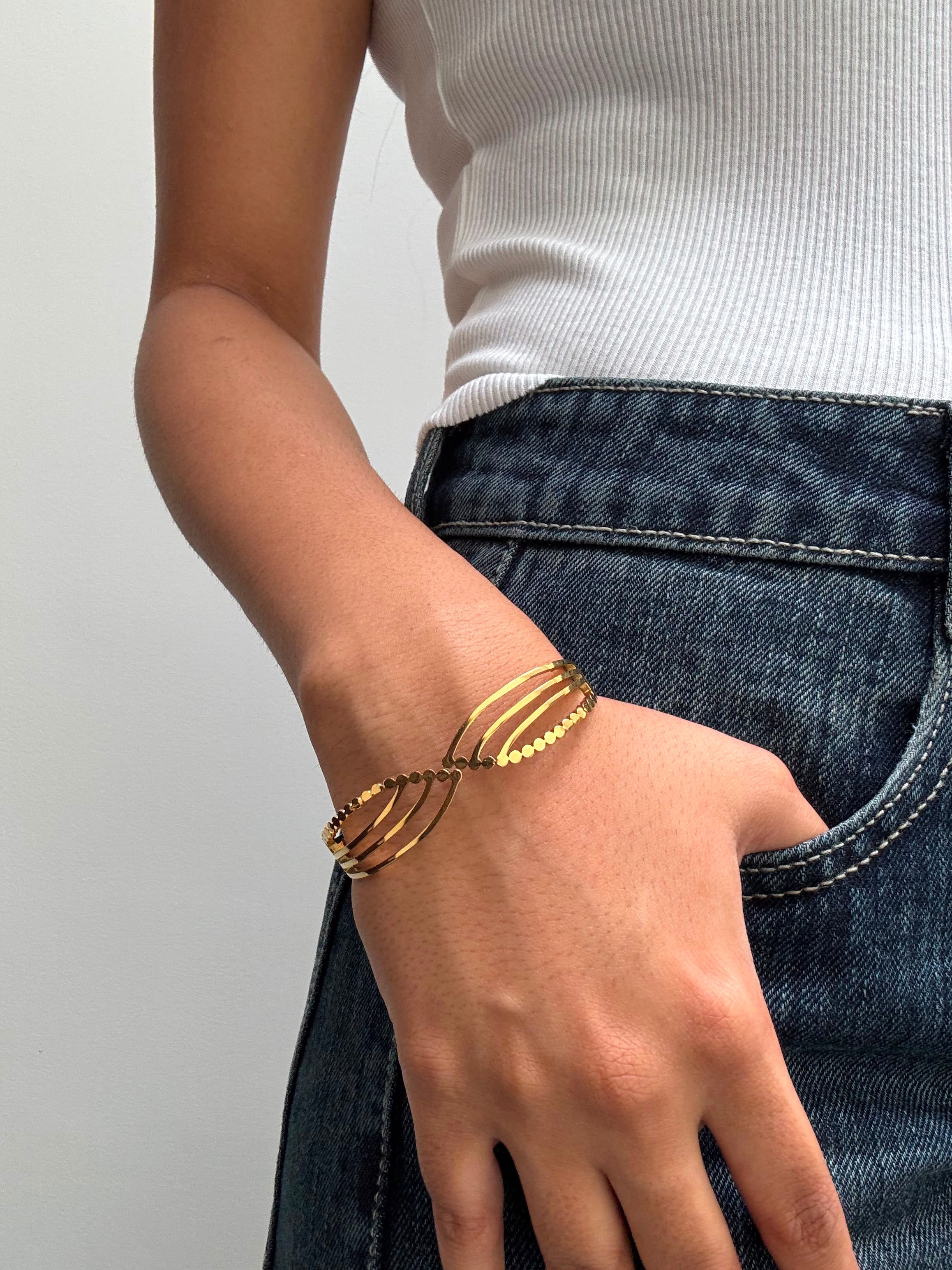 Luna Layered Cuff Bracelet