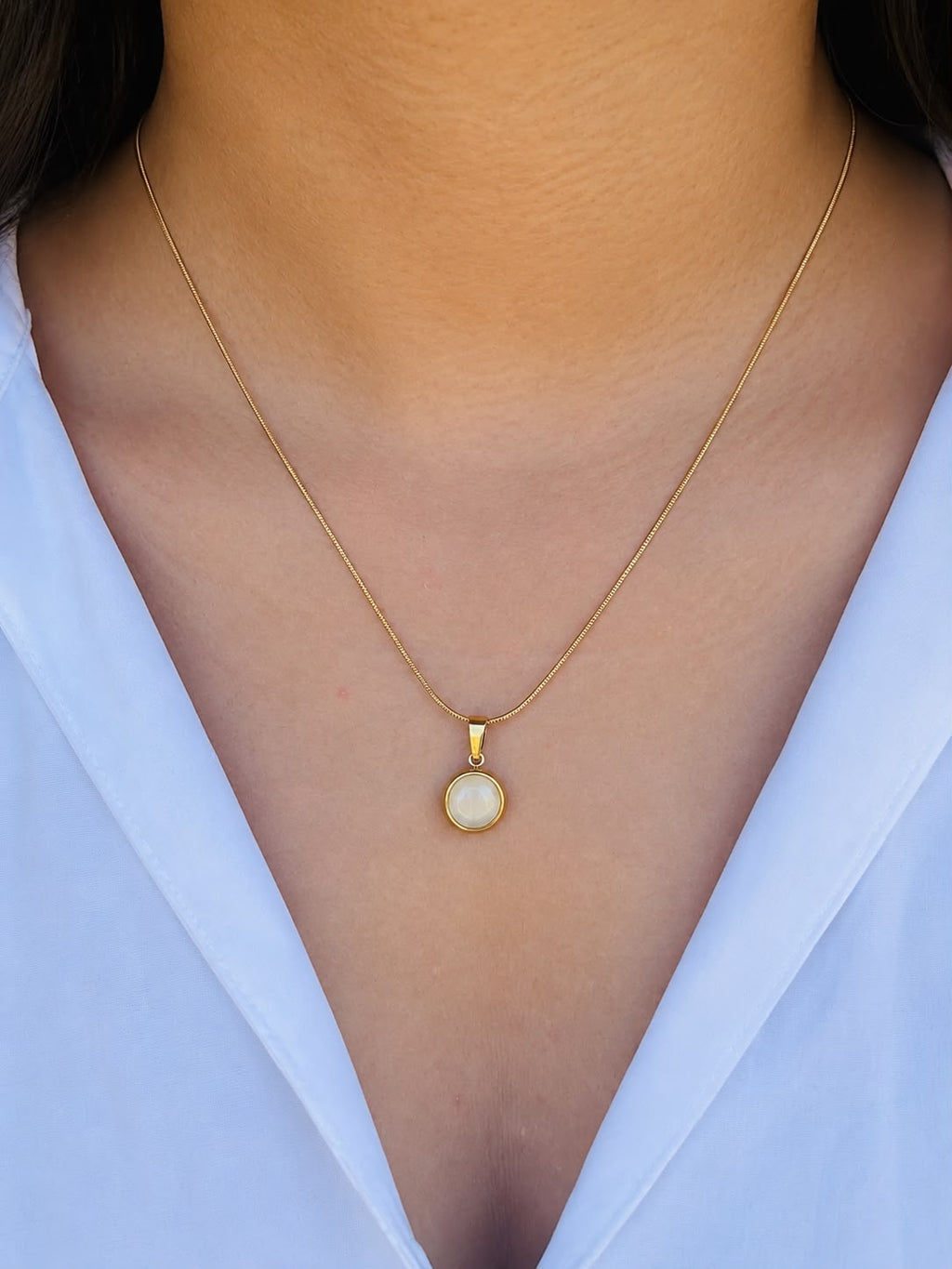 Cloud Stone Necklace