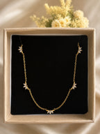 Crystal Leaf Necklace