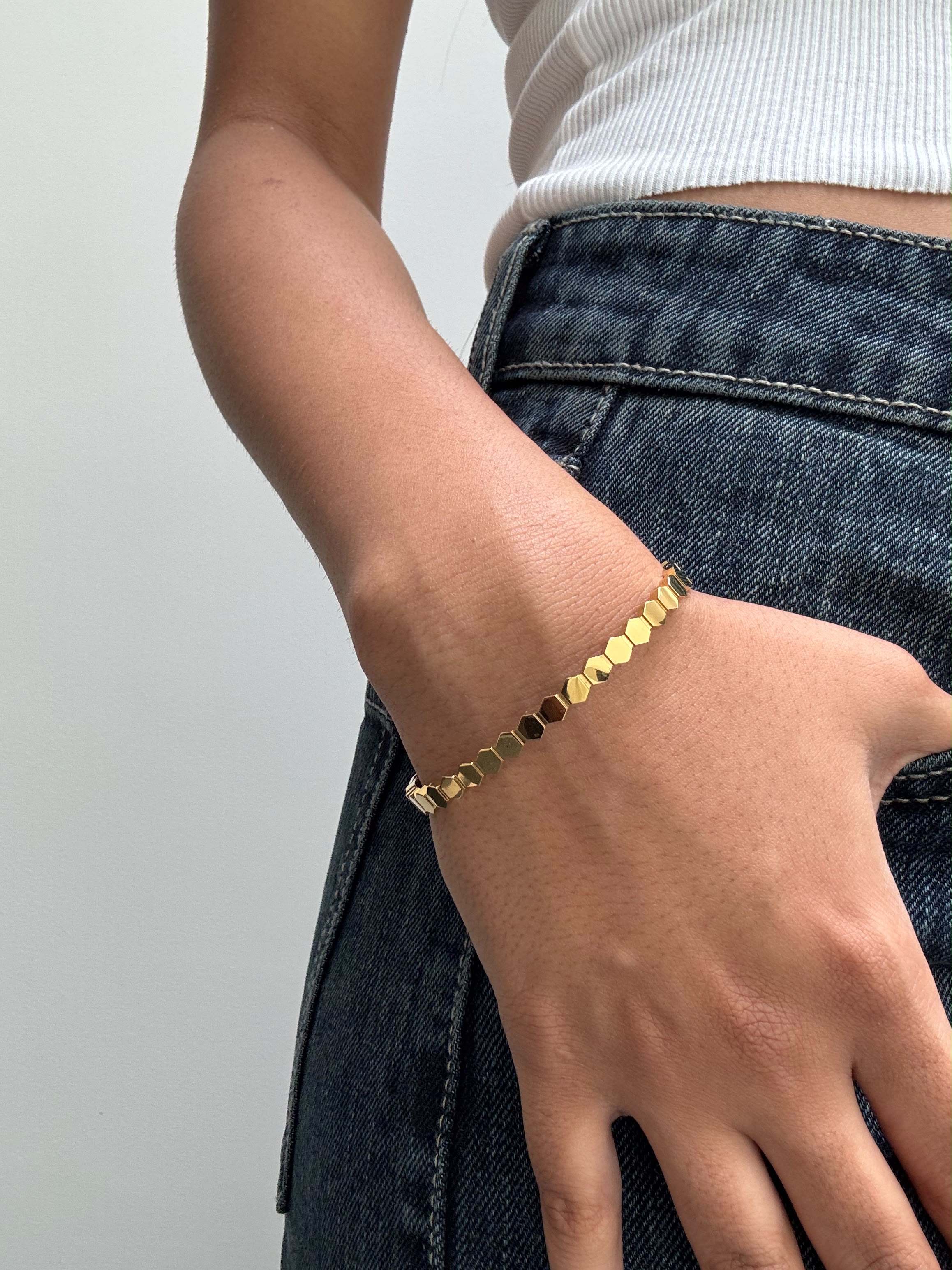 Crystal Cube Bracelet