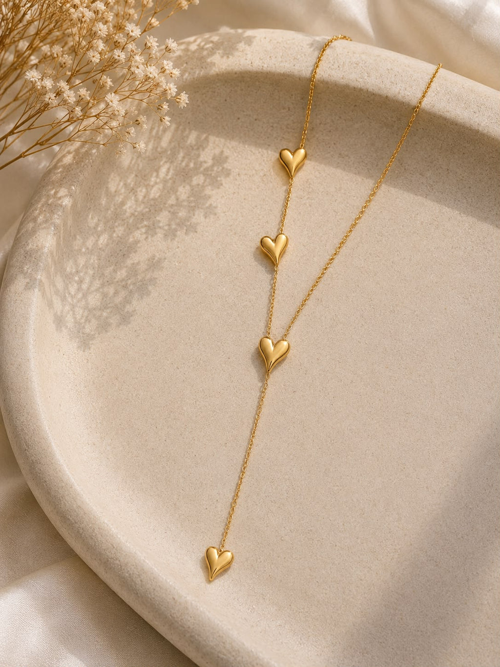 Trinity Hearts Necklace
